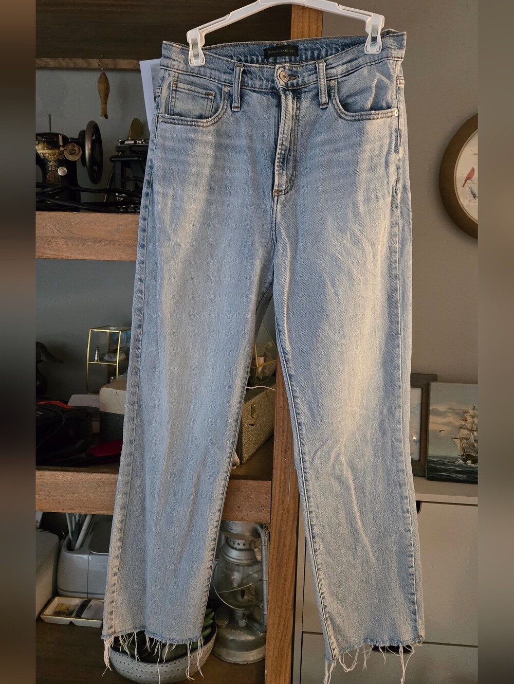 Silver Jeans Light Blue Straight Leg Women's Jeans